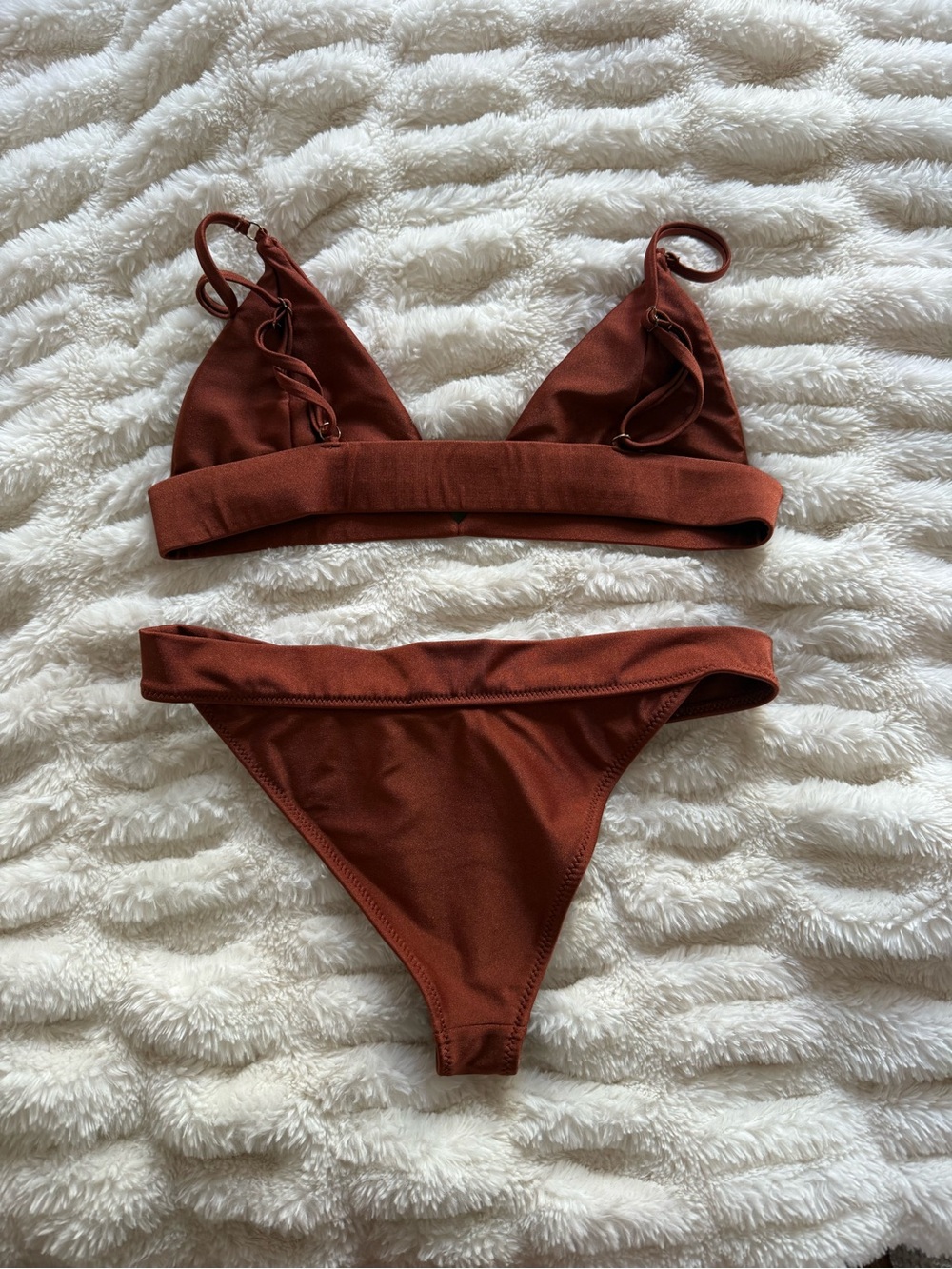 Lovewave Triangle Bikini Set - Rust - Picture 3 of 7